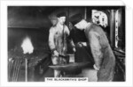 The blacksmith's shop on board the battleship HMS Nelson by Anonymous