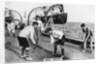 Deck hockey on board the battleship HMS Nelson by Anonymous