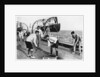 Deck hockey on board the battleship HMS Nelson by Anonymous