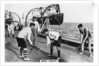 Deck hockey on board the battleship HMS Nelson by Anonymous