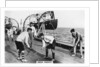 Deck hockey on board the battleship HMS Nelson by Anonymous