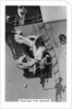 Painting the anchor of the aircraft carrier HMS Courageous by Anonymous