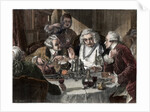 Dr Johnson's first interview with John Wilkes by W Thomas