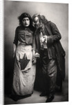 Constance Collier (1878-1955) and Herbert Beerbohm Tree (1853-1917), English actors by FW Burford