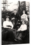 Zena (1887-1975) and Phyllis Dare (1890-1975), English actresses, with their parents by Foulsham and Banfield