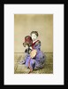 Geisha playing the tsuzumi, Japan by Felice Beato