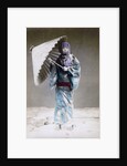Museme, woman in winter costume, Japan by Felice Beato