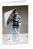 Museme, woman in winter costume, Japan by Felice Beato