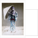Museme, woman in winter costume, Japan by Felice Beato