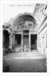 Ruined interior of the Roman Temple of Diana, Nimes, France by Anonymous