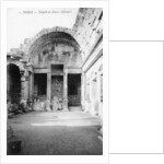 Ruined interior of the Roman Temple of Diana, Nimes, France by Anonymous