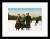 Canadian Winter Sports: A Jolly Trio, Grenadier Pond, Toronto, Canada by Valentine & Sons