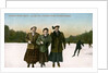 Canadian Winter Sports: A Jolly Trio, Grenadier Pond, Toronto, Canada by Valentine & Sons