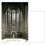 A chapel interior, Paris, France by Anonymous