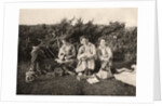Women enjoying a picnic by Anonymous