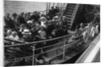 Passengers on board a boat, Bournemouth, Dorset by Anonymous