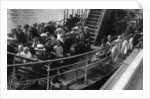 Passengers on board a boat, Bournemouth, Dorset by Anonymous