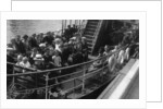 Passengers on board a boat, Bournemouth, Dorset by Anonymous
