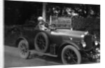 Woman driving a car by Anonymous