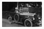 Woman driving a car by Anonymous