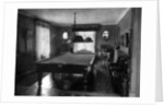 Edwardian room with snooker table by Anonymous
