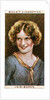Lois Moran (1909-1990), American actress by WD & HO Wills