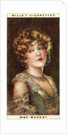 Mae Murray (1889-1965), American actress by WD & HO Wills