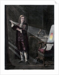 Newton investigating light by William Mouat Loudan