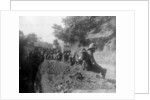 British soldiers resting on a route march, between kalsi and Chakrata, India by Anonymous