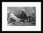Monkey trainer, India by Anonymous