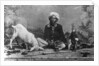 Monkey trainer, India by Anonymous