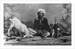 Monkey trainer, India by Anonymous