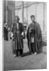 Persian pilgrims outside Kazimain mosque, Iraq by Anonymous