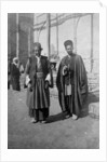 Persian pilgrims outside Kazimain mosque, Iraq by Anonymous