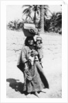 Arab woman and child by Anonymous