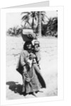 Arab woman and child by Anonymous