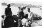 River craft laden with melons, Tigris River, Baghdad, Iraq by Anonymous