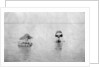 Crossing the Tigris river on inflated goat skins by Anonymous