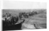 British troops unloading dates on the shore of the Tigris river by Anonymous