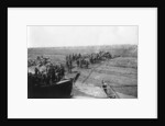 British troops unloading dates on the shore of the Tigris river by Anonymous