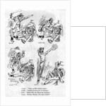 Cartoon from the ship board paper The Comet, troopship 'RMS Caronia' by Barret