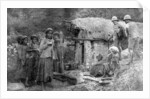 Girls and British soldiers, Chakrata hills, India by Anonymous