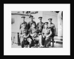 British officers on prison ship 'Royal Edward' moored just off Southend, November 1914 by Anonymous