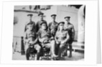 British officers on prison ship 'Royal Edward' moored just off Southend, November 1914 by Anonymous