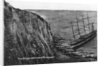 The cliffs and wrecked 'Preussen', Dover by Anonymous