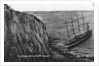 The cliffs and wrecked 'Preussen', Dover by Anonymous
