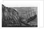 The cliffs and wrecked 'Preussen', Dover by Anonymous