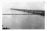 Lower pontoon bridge, Baghdad, Mesopotamia, WWI by Anonymous