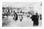 Busy square in Mosul, Mesopotamia by Anonymous