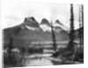 The Three Sisters, Canmore, Canadian Pacific Railway by John L Stoddard